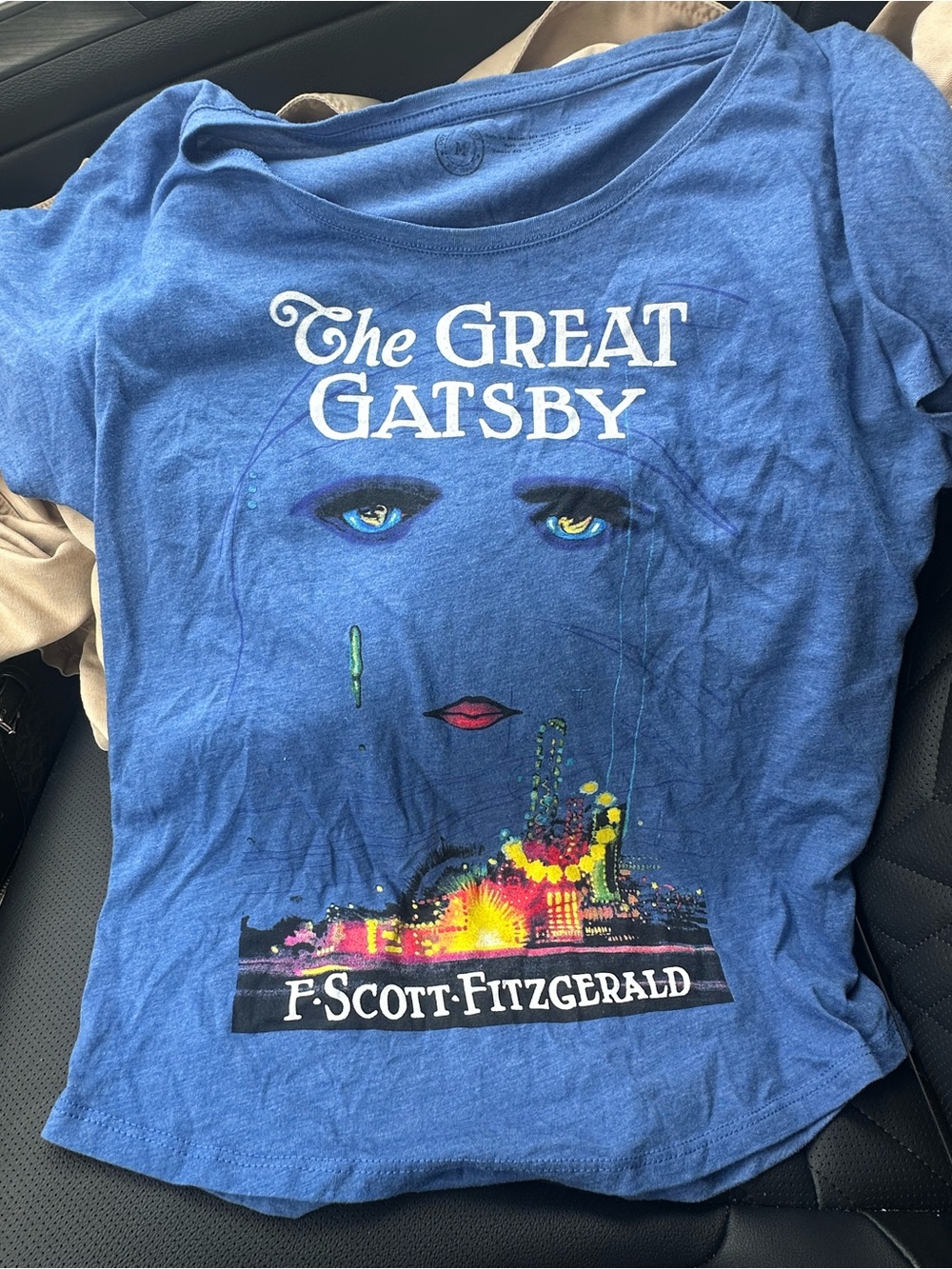 Out of Print Blue 'The Great Gatsby' Graphic Tee